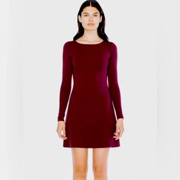 American Apparel Dresses | American Apparel Ponte A-Line Dress Size S | Color: Red | Size: S | Lovchanel's Closet